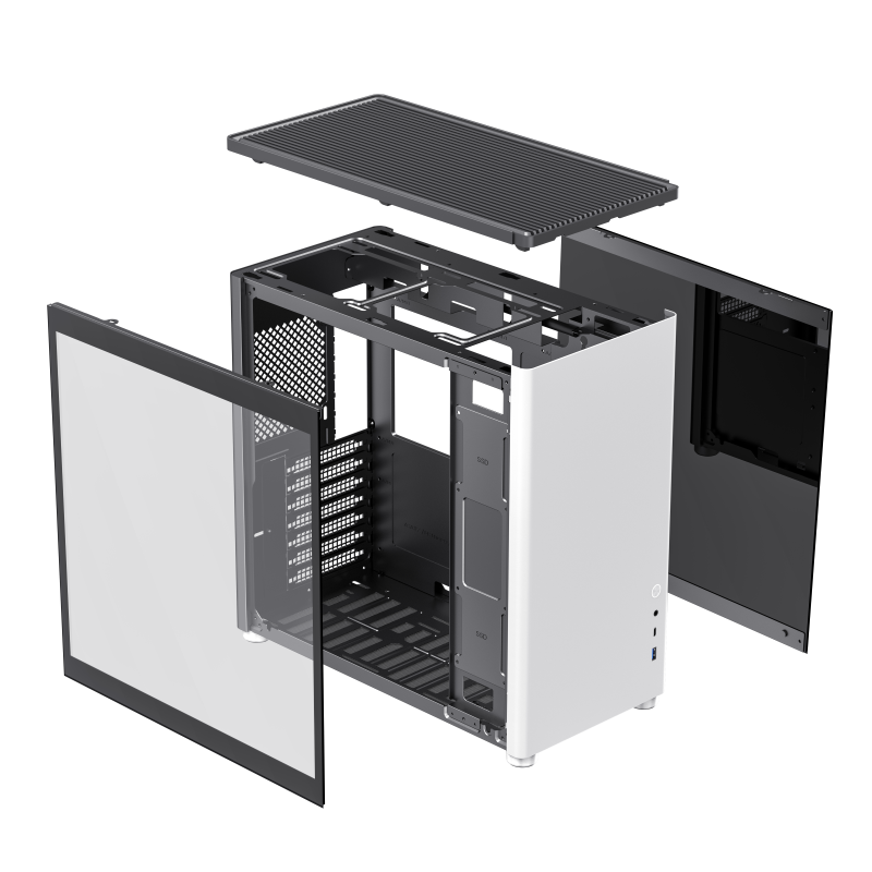 GAMEMAX Spark Pro BK/WT GAMING CASE GAMEMAX Spark Pro BK/WT GAMING CASE